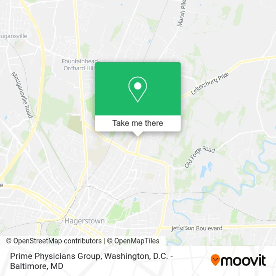 Prime Physicians Group map