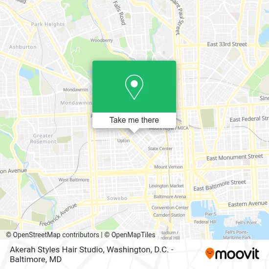 Akerah Styles Hair Studio map