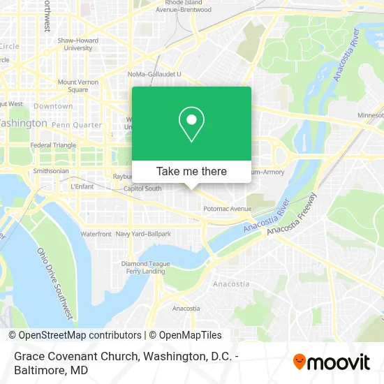 Grace Covenant Church map