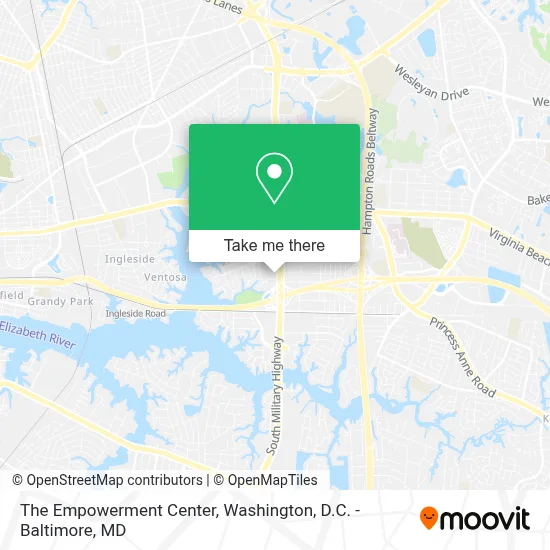 The Empowerment Center map