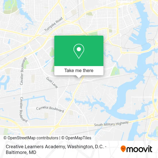 Creative Learners Academy map