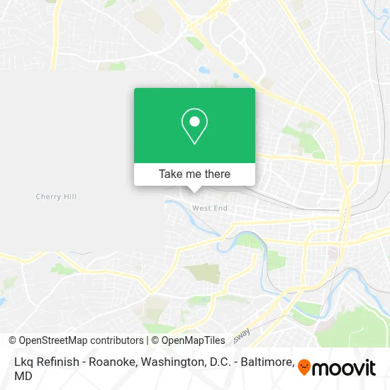 Lkq Refinish - Roanoke map