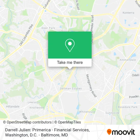 Darrell Julien: Primerica - Financial Services map