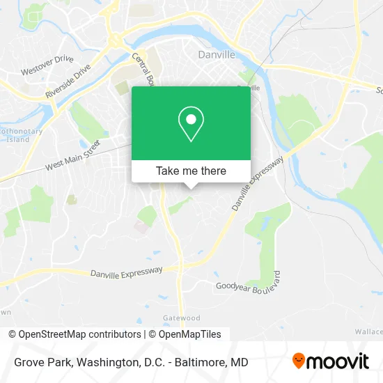 Grove Park map