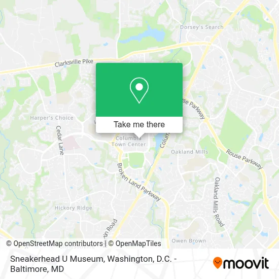 Sneakerhead U Museum map