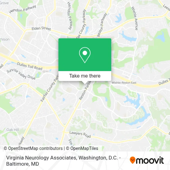 Virginia Neurology Associates map