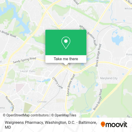 Walgreens Pharmacy map