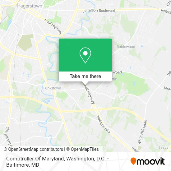 Comptroller Of Maryland map