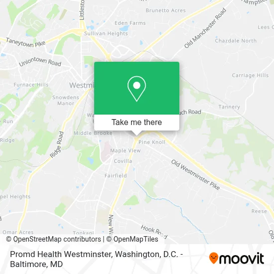 Promd Health Westminster map