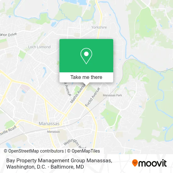 Bay Property Management Group Manassas map