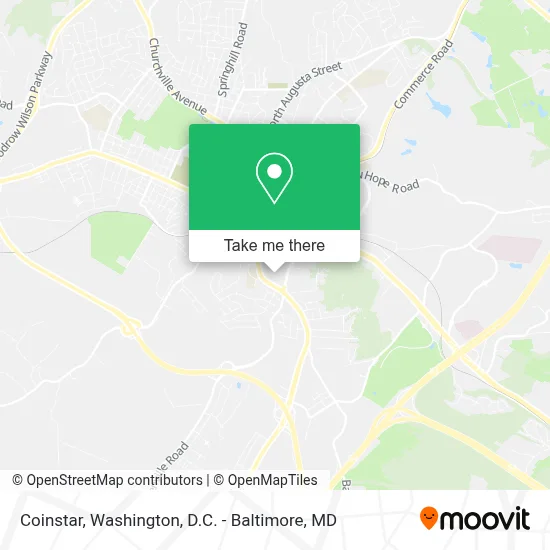 Coinstar map
