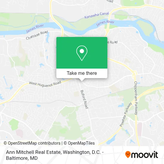 Ann Mitchell Real Estate map