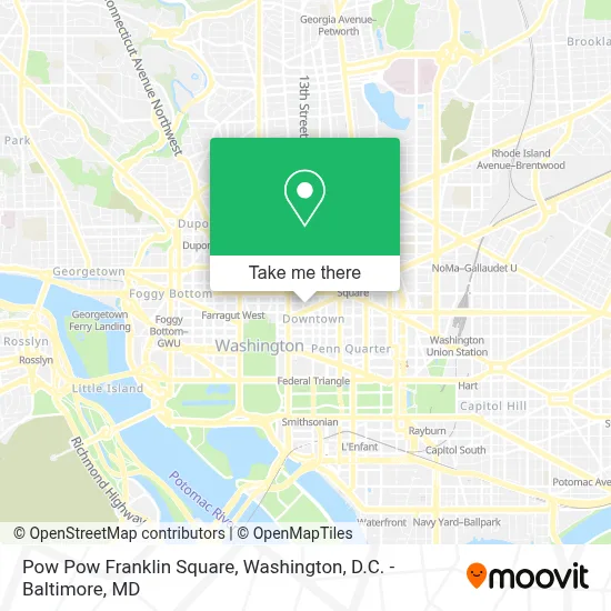 Pow Pow Franklin Square map
