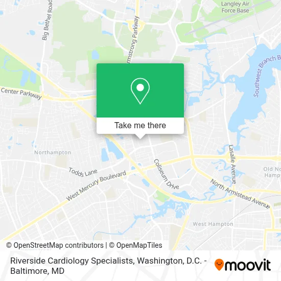 Riverside Cardiology Specialists map