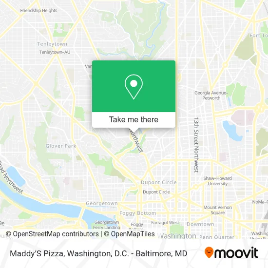 Maddy’S Pizza map