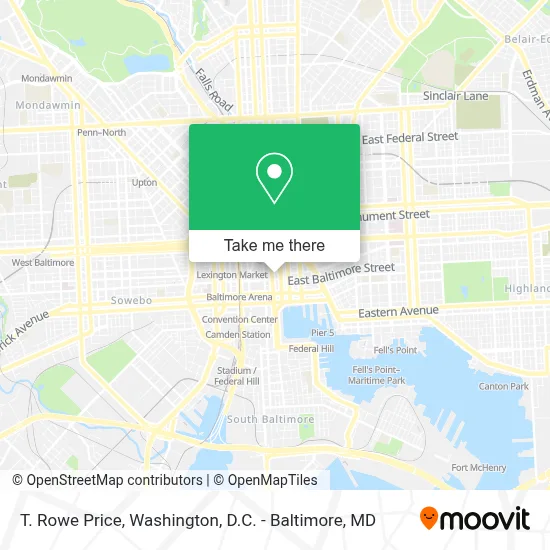 T. Rowe Price map