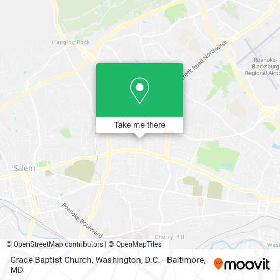 Grace Baptist Church map