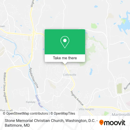 Stone Memorial Christian Church map