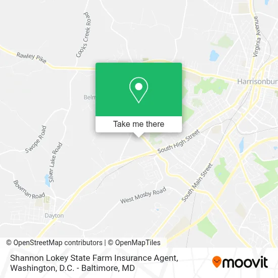 Shannon Lokey State Farm Insurance Agent map