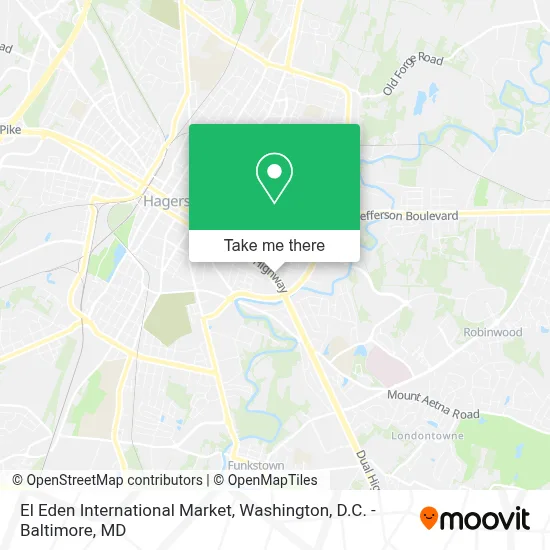 El Eden International Market map