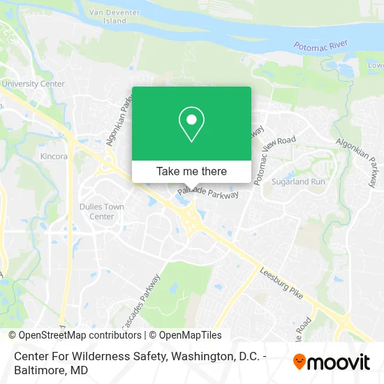 Center For Wilderness Safety map