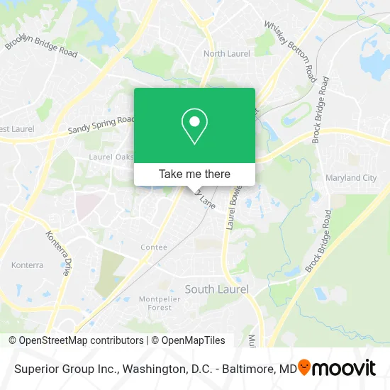 Superior Group Inc. map