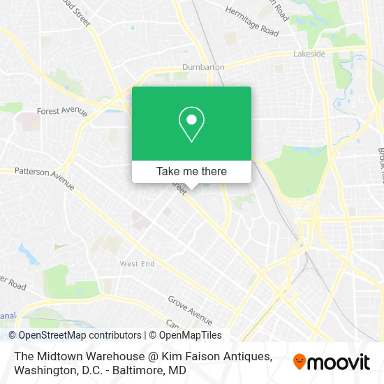 The Midtown Warehouse @ Kim Faison Antiques map