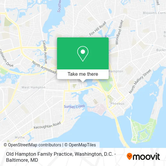 Old Hampton Family Practice map