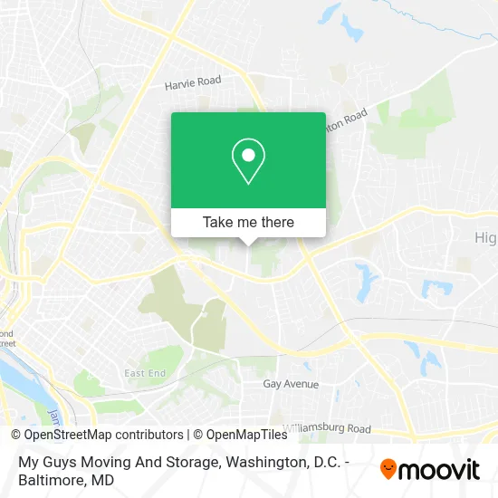 My Guys Moving And Storage map