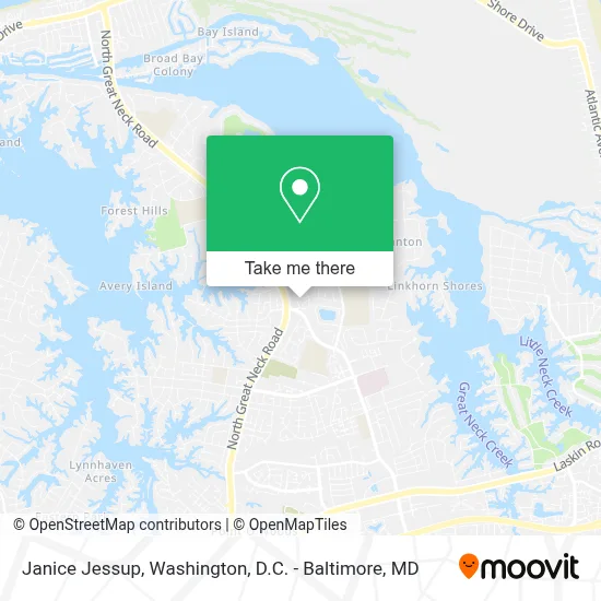 Janice Jessup map