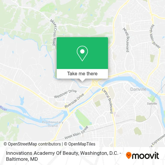 Innovations Academy Of Beauty map
