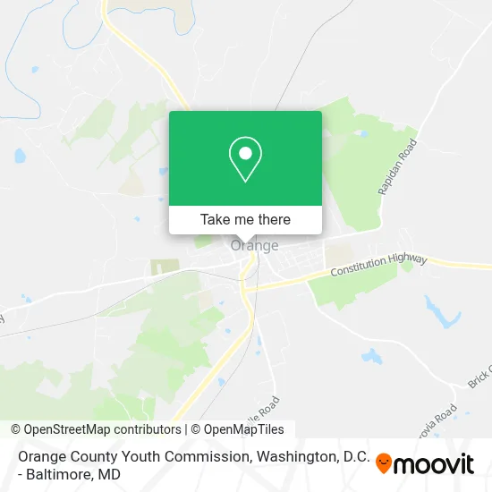Orange County Youth Commission map