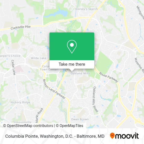 Columbia Pointe map