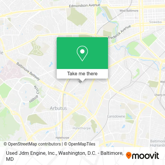 Used Jdm Engine, Inc. map