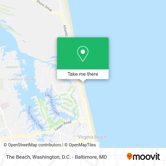 The Beach map