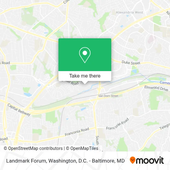 Landmark Forum map
