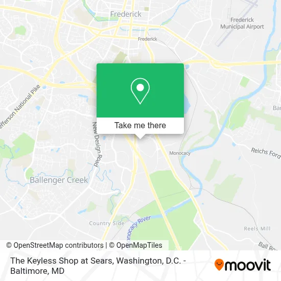 The Keyless Shop at Sears map