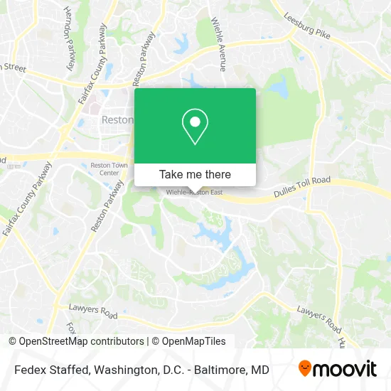 Fedex Staffed map