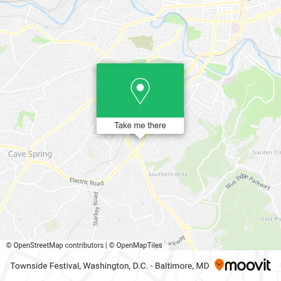 Townside Festival map