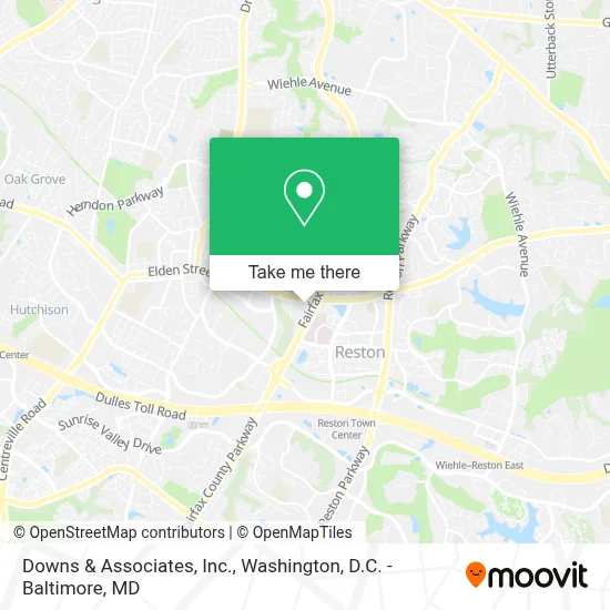 Downs & Associates, Inc. map
