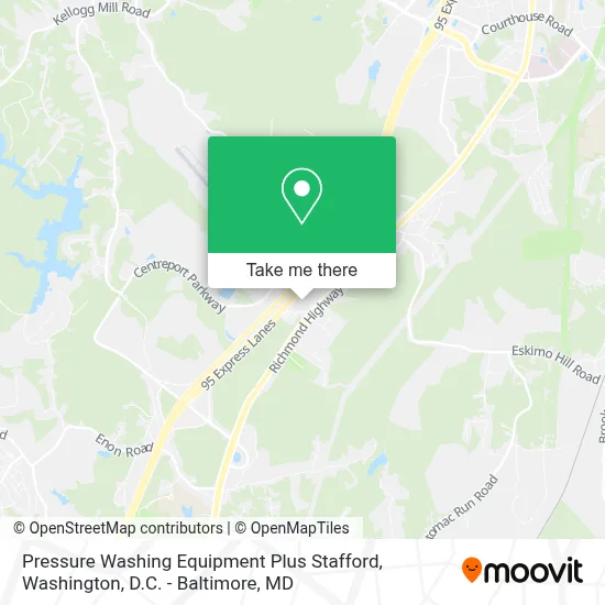 Pressure Washing Equipment Plus Stafford map