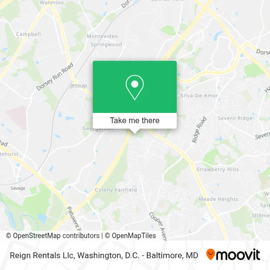 Reign Rentals Llc map
