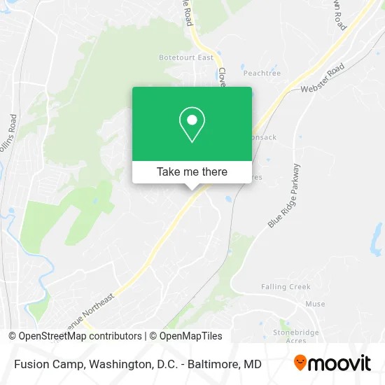 Fusion Camp map