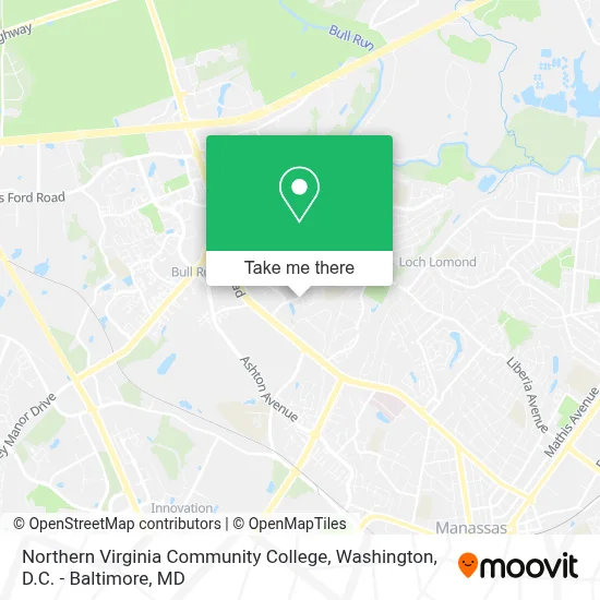 Northern Virginia Community College map