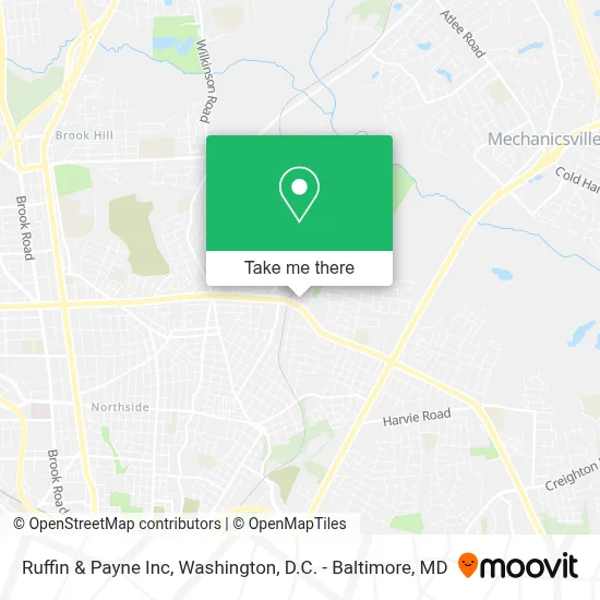 Ruffin & Payne Inc map