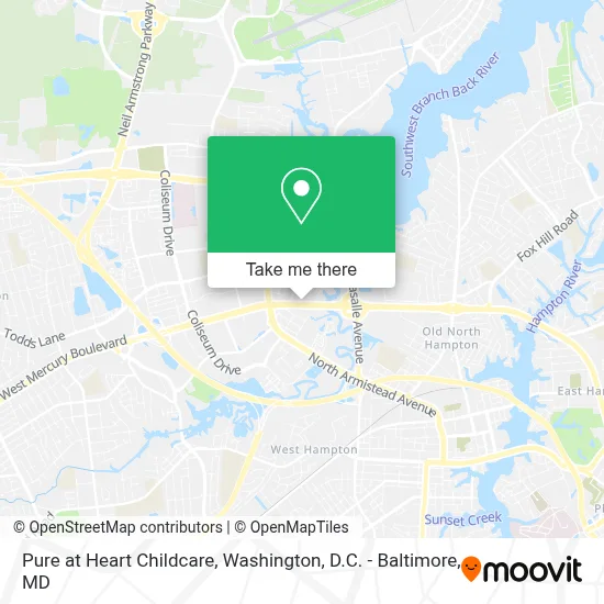 Pure at Heart Childcare map
