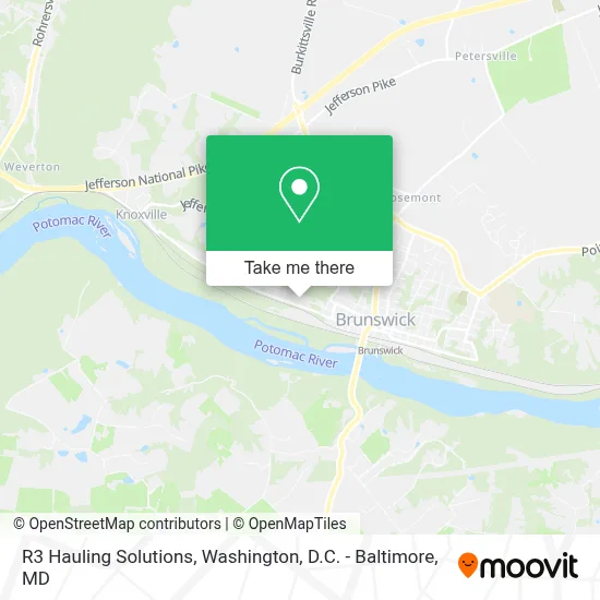 R3 Hauling Solutions map