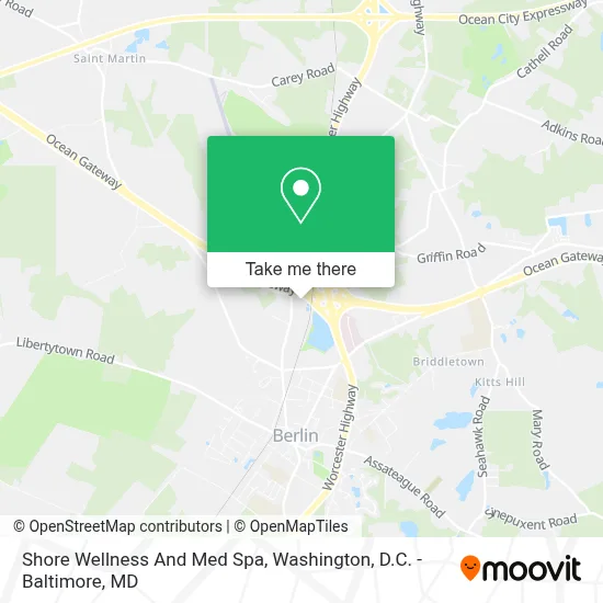 Shore Wellness And Med Spa map