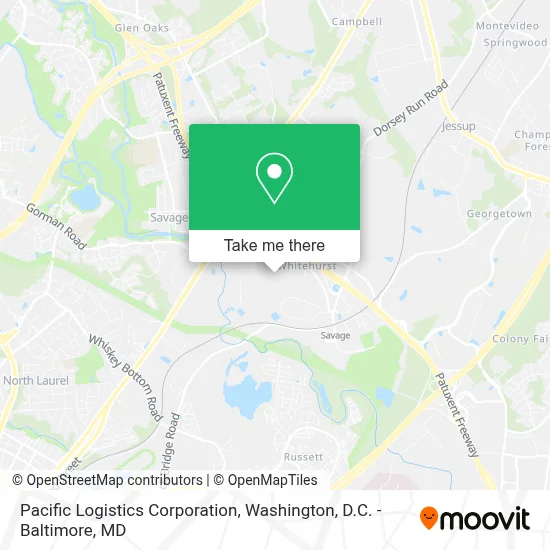 Pacific Logistics Corporation map