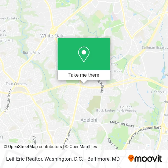 Leif Eric Realtor map